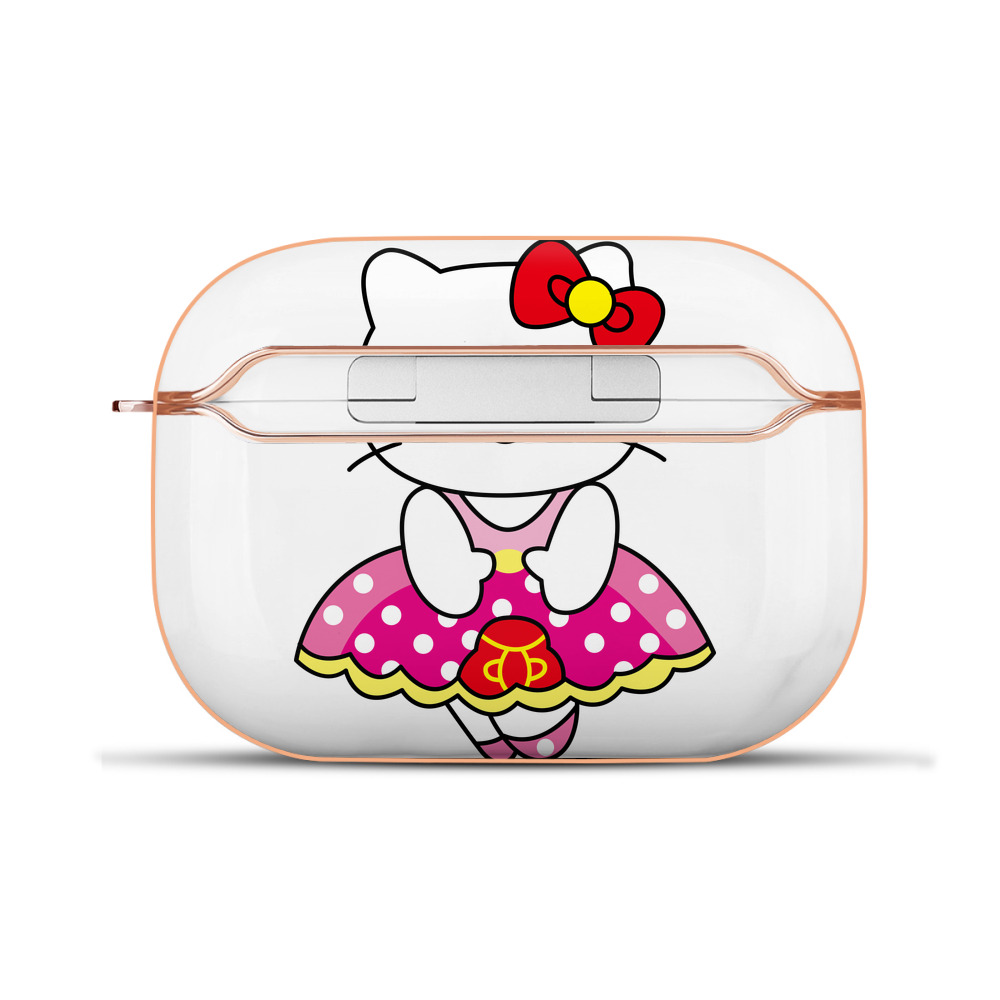（画像用） Hello Kitty ハローキティ 【AirPods Pro用】ハードシェル保護ケース｜耐衝撃・防指紋・カラビナ付き商品仕様