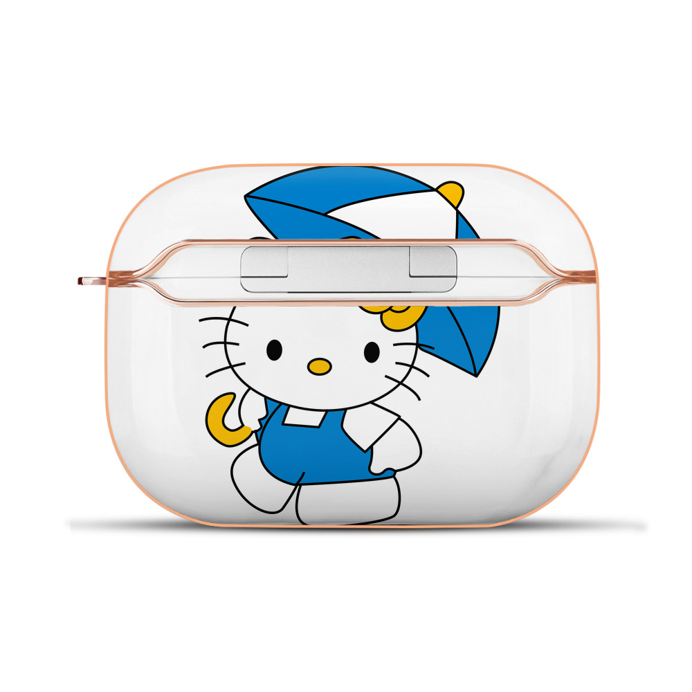 （画像用） Hello Kitty ハローキティ 【AirPods Pro用】ハードシェル保護ケース｜耐衝撃・防指紋・カラビナ付き商品仕様