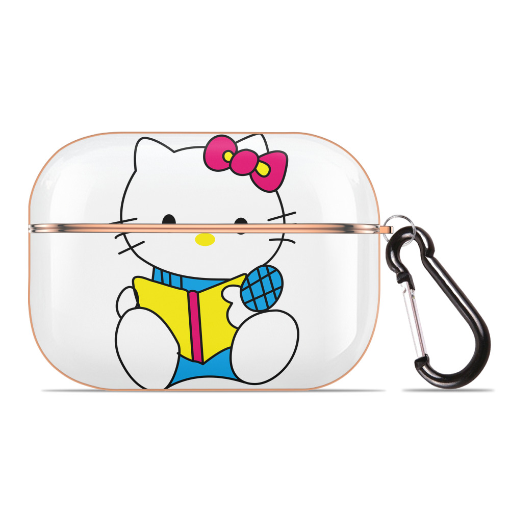 （画像用） Hello Kitty ハローキティ 【AirPods Pro用】ハードシェル保護ケース｜耐衝撃・防指紋・カラビナ付き商品仕様