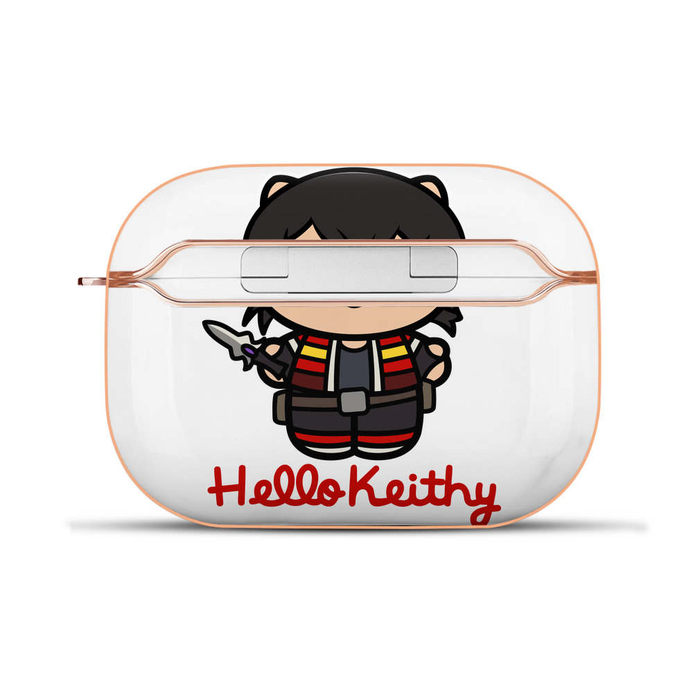 （画像用） Hello Kitty ハローキティ 【AirPods Pro用】ハードシェル保護ケース｜耐衝撃・防指紋・カラビナ付き商品仕様