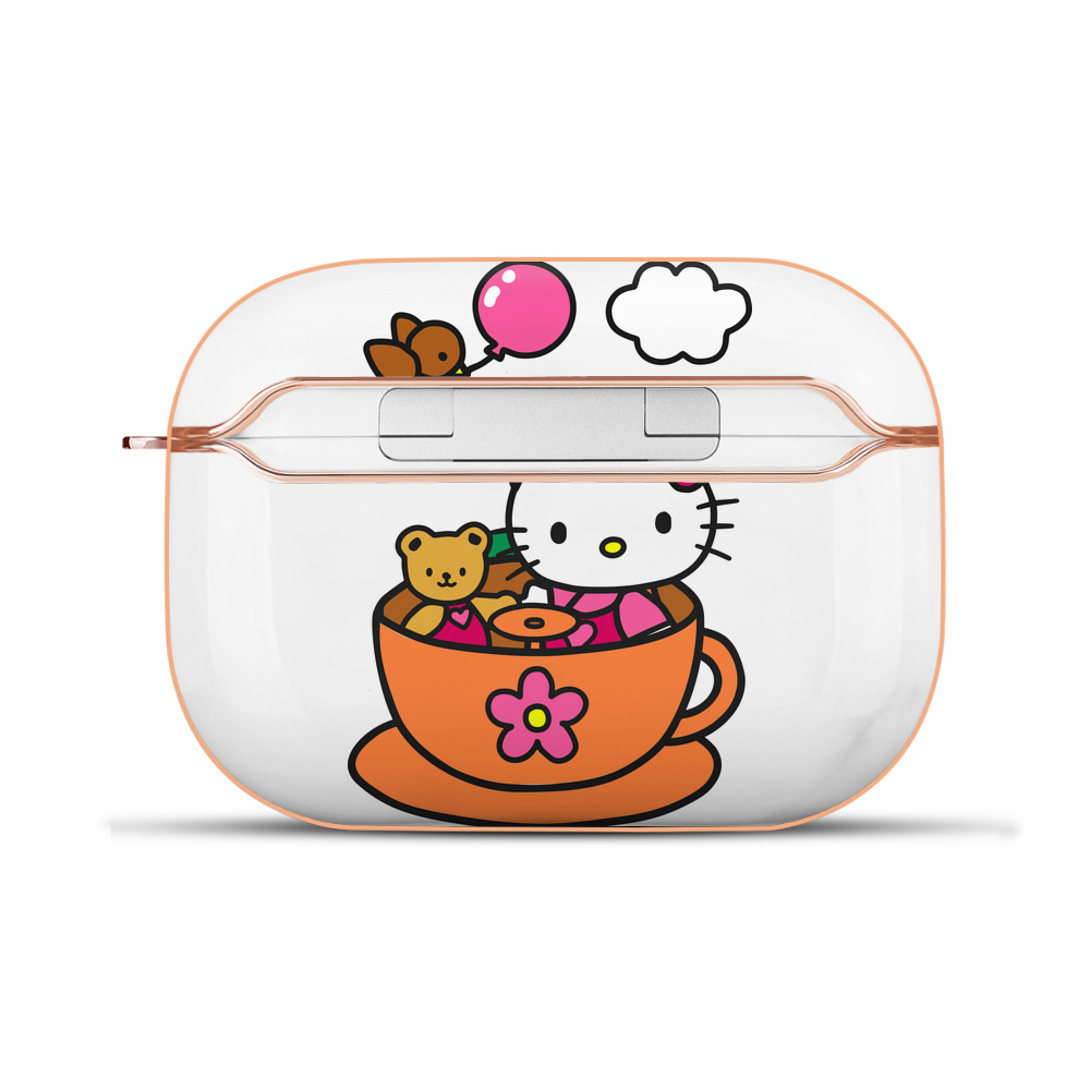 （画像用） Hello Kitty ハローキティ 【AirPods Pro用】ハードシェル保護ケース｜耐衝撃・防指紋・カラビナ付き商品仕様