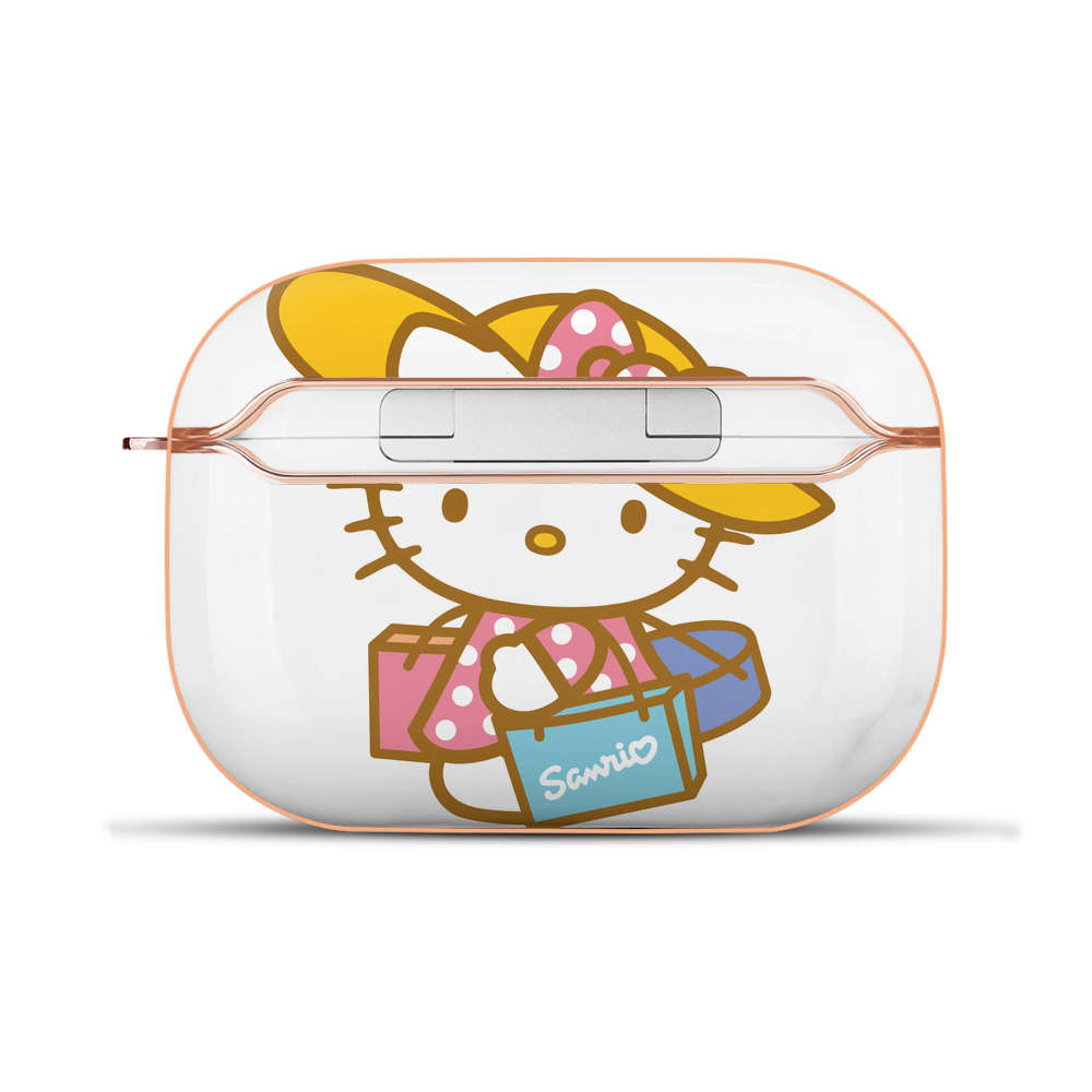 （画像用） Hello Kitty ハローキティ 【AirPods Pro用】ハードシェル保護ケース｜耐衝撃・防指紋・カラビナ付き商品仕様