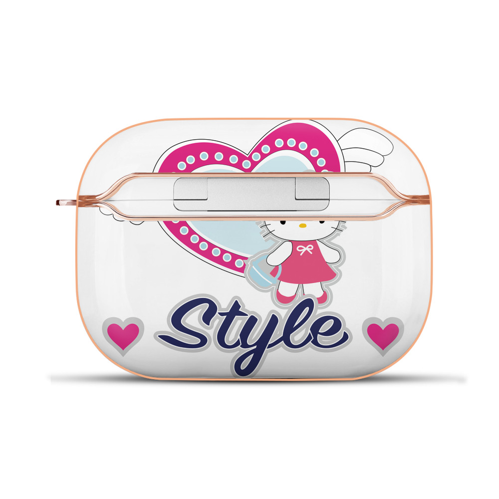 （画像用） Hello Kitty ハローキティ 【AirPods Pro用】ハードシェル保護ケース｜耐衝撃・防指紋・カラビナ付き商品仕様