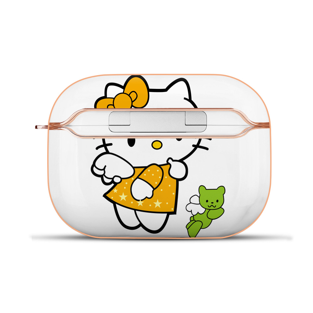 （画像用） Hello Kitty ハローキティ 【AirPods Pro用】ハードシェル保護ケース｜耐衝撃・防指紋・カラビナ付き商品仕様
