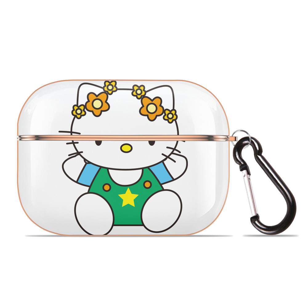（画像用） Hello Kitty ハローキティ 【AirPods Pro用】ハードシェル保護ケース｜耐衝撃・防指紋・カラビナ付き商品仕様