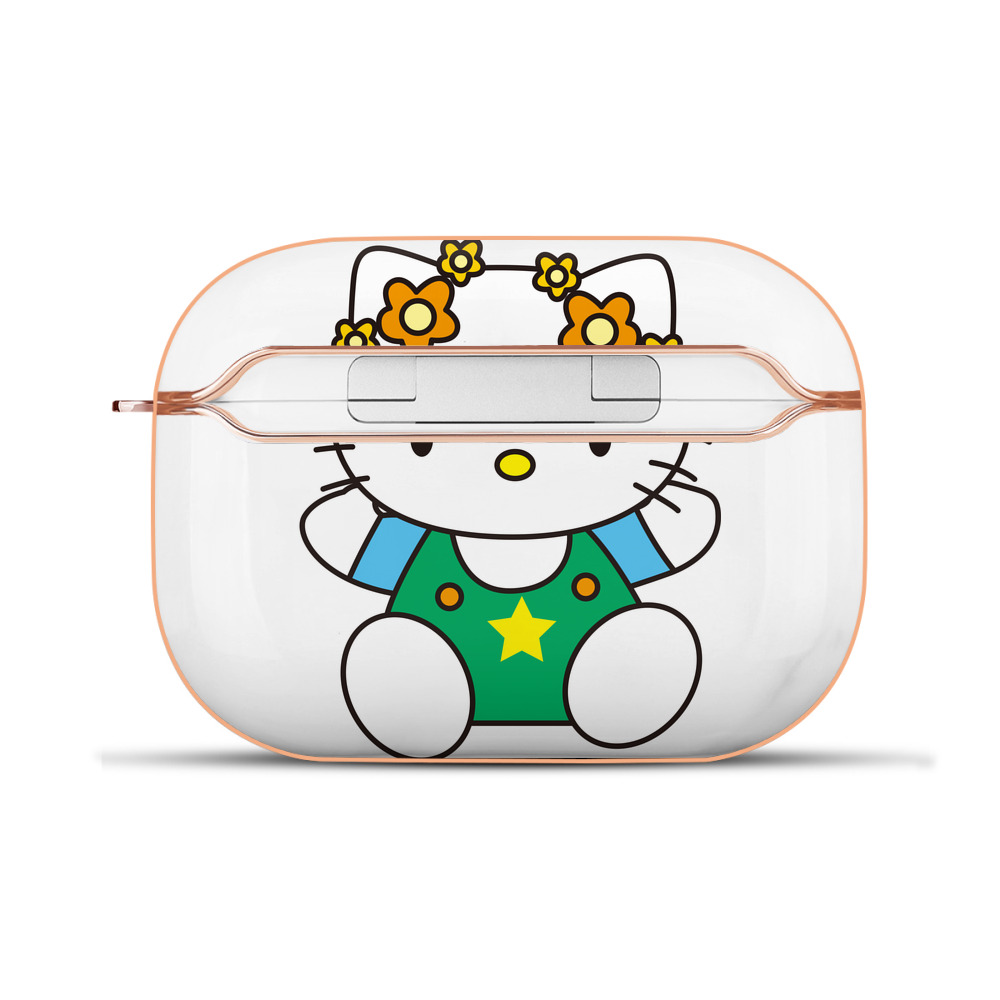 （画像用） Hello Kitty ハローキティ 【AirPods Pro用】ハードシェル保護ケース｜耐衝撃・防指紋・カラビナ付き商品仕様