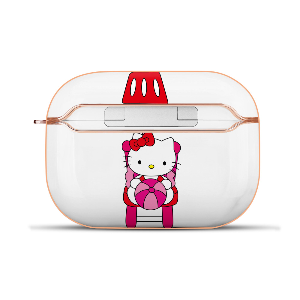（画像用） Hello Kitty ハローキティ 【AirPods Pro用】ハードシェル保護ケース｜耐衝撃・防指紋・カラビナ付き商品仕様