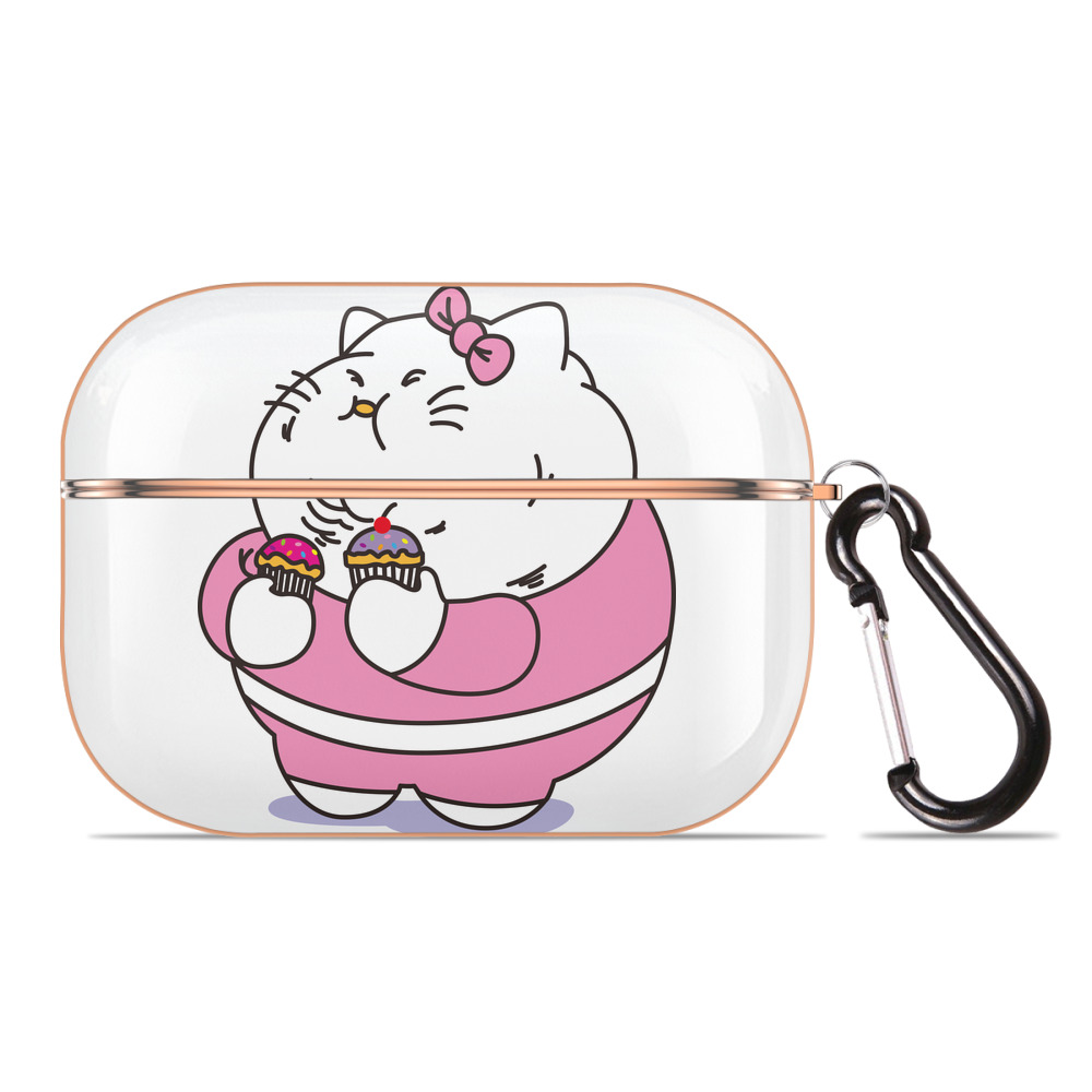 （画像用） Hello Kitty ハローキティ 【AirPods Pro用】ハードシェル保護ケース｜耐衝撃・防指紋・カラビナ付き商品仕様