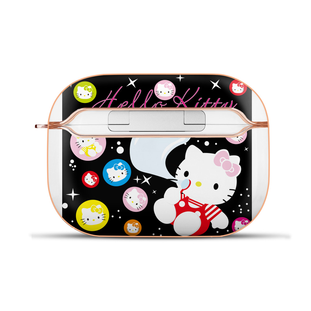 （画像用） Hello Kitty ハローキティ 【AirPods Pro用】ハードシェル保護ケース｜耐衝撃・防指紋・カラビナ付き商品仕様