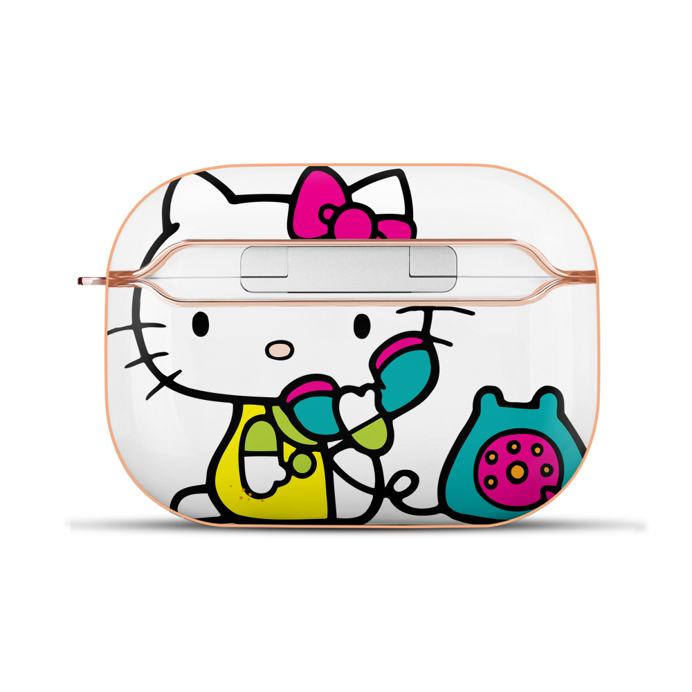 （画像用） Hello Kitty ハローキティ 【AirPods Pro用】ハードシェル保護ケース｜耐衝撃・防指紋・カラビナ付き商品仕様