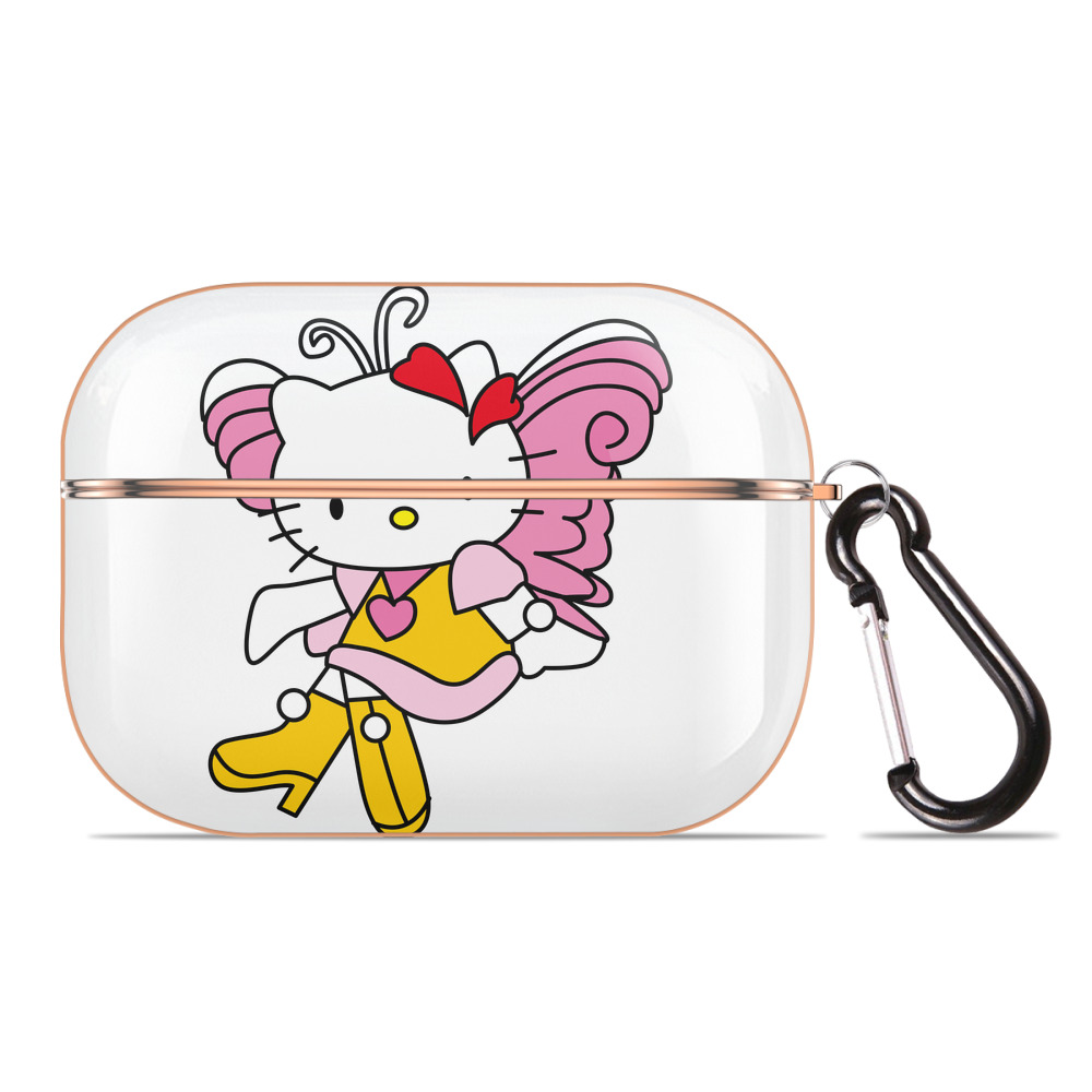 （画像用） Hello Kitty ハローキティ 【AirPods Pro用】ハードシェル保護ケース｜耐衝撃・防指紋・カラビナ付き商品仕様