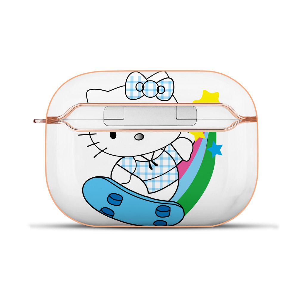 （画像用） Hello Kitty ハローキティ 【AirPods Pro用】ハードシェル保護ケース｜耐衝撃・防指紋・カラビナ付き商品仕様