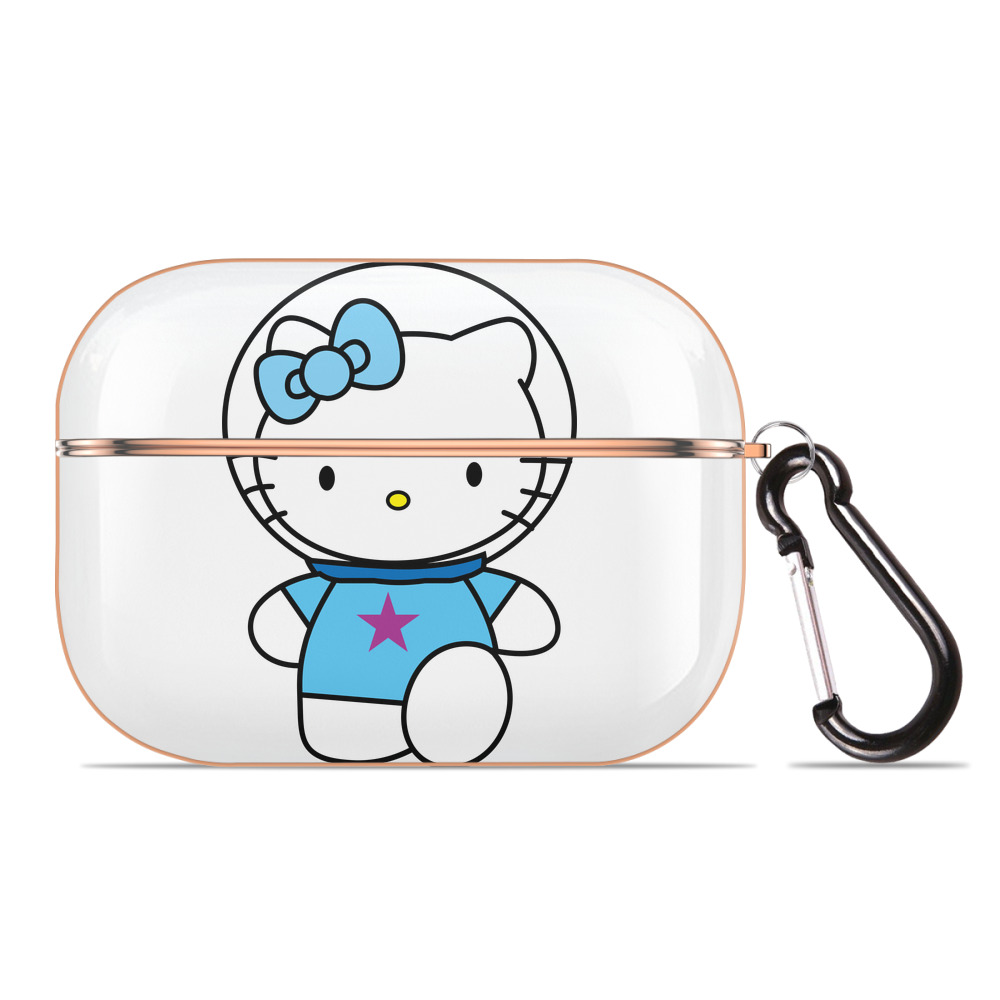（画像用） Hello Kitty ハローキティ 【AirPods Pro用】ハードシェル保護ケース｜耐衝撃・防指紋・カラビナ付き商品仕様