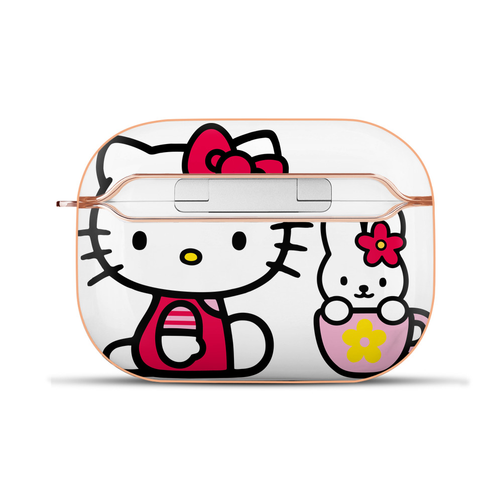 （画像用） Hello Kitty ハローキティ 【AirPods Pro用】ハードシェル保護ケース｜耐衝撃・防指紋・カラビナ付き商品仕様