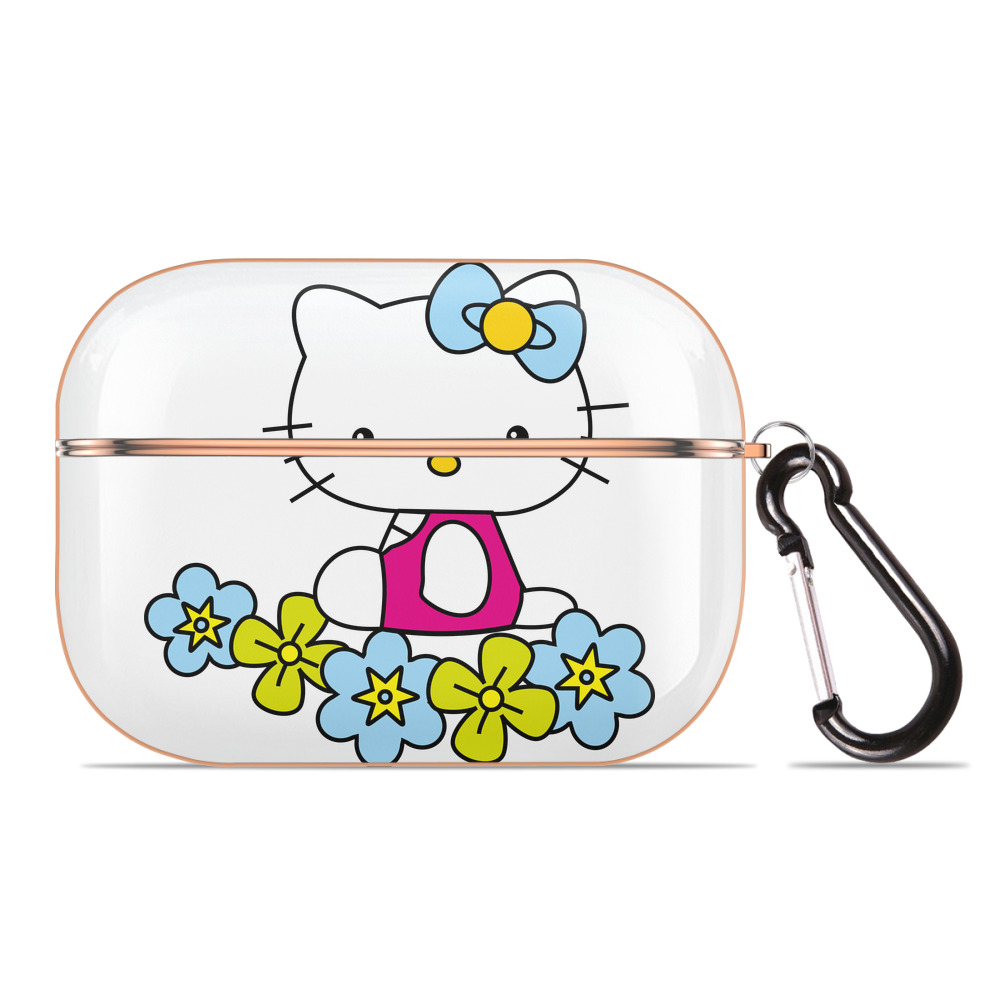 （画像用） Hello Kitty ハローキティ 【AirPods Pro用】ハードシェル保護ケース｜耐衝撃・防指紋・カラビナ付き商品仕様