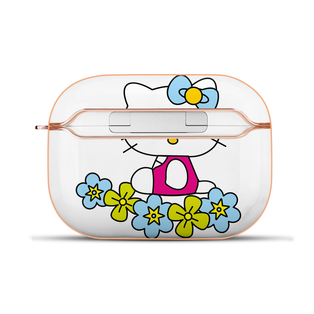 （画像用） Hello Kitty ハローキティ 【AirPods Pro用】ハードシェル保護ケース｜耐衝撃・防指紋・カラビナ付き商品仕様