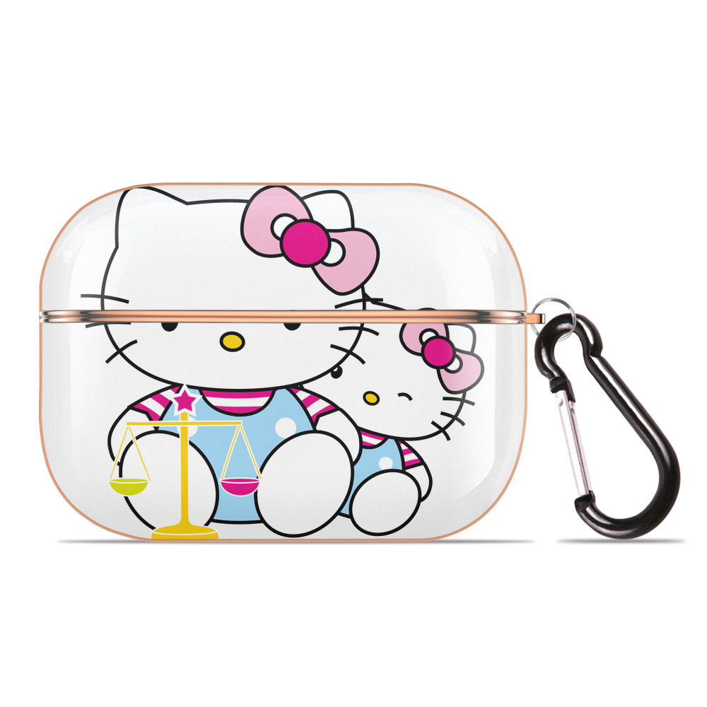 （画像用） Hello Kitty ハローキティ 【AirPods Pro用】ハードシェル保護ケース｜耐衝撃・防指紋・カラビナ付き商品仕様