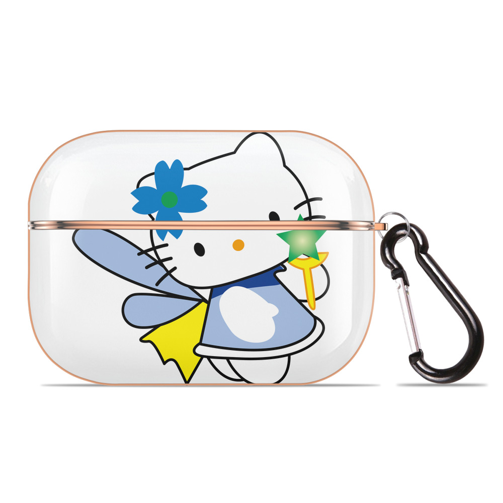 （画像用） Hello Kitty ハローキティ 【AirPods Pro用】ハードシェル保護ケース｜耐衝撃・防指紋・カラビナ付き商品仕様