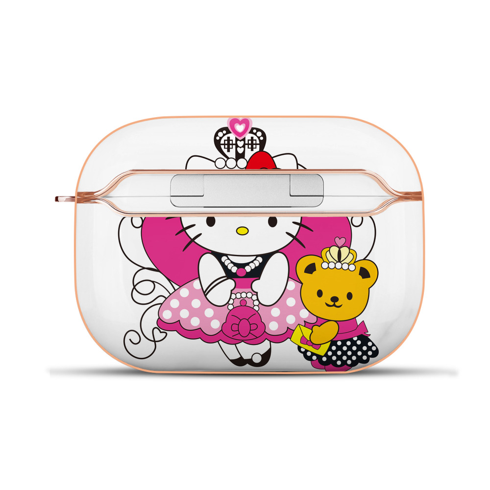 （画像用） Hello Kitty ハローキティ 【AirPods Pro用】ハードシェル保護ケース｜耐衝撃・防指紋・カラビナ付き商品仕様