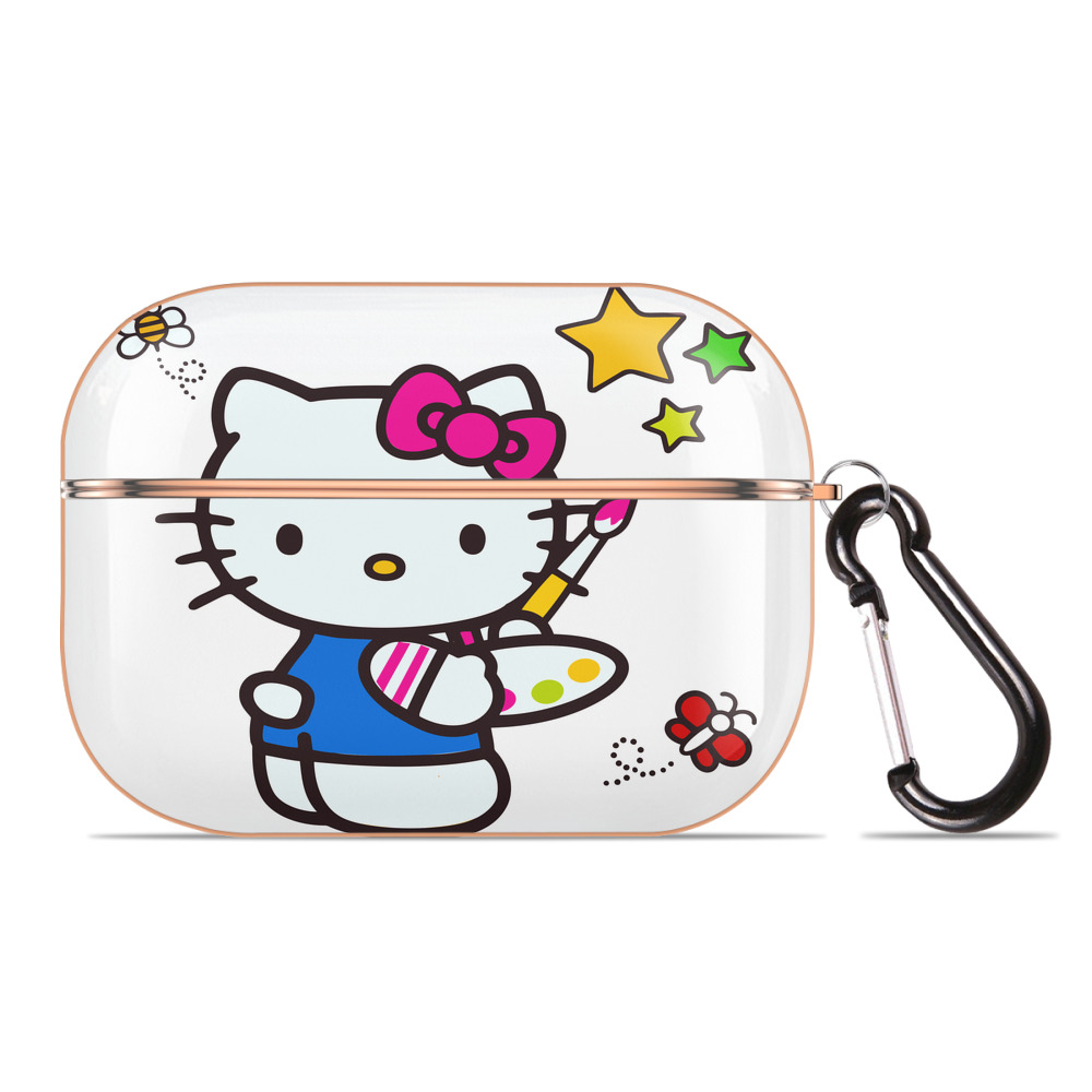 （画像用） Hello Kitty ハローキティ 【AirPods Pro用】ハードシェル保護ケース｜耐衝撃・防指紋・カラビナ付き商品仕様