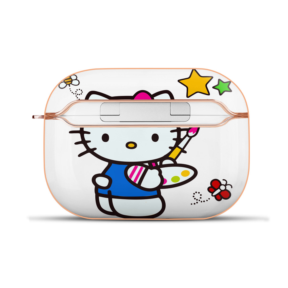 （画像用） Hello Kitty ハローキティ 【AirPods Pro用】ハードシェル保護ケース｜耐衝撃・防指紋・カラビナ付き商品仕様