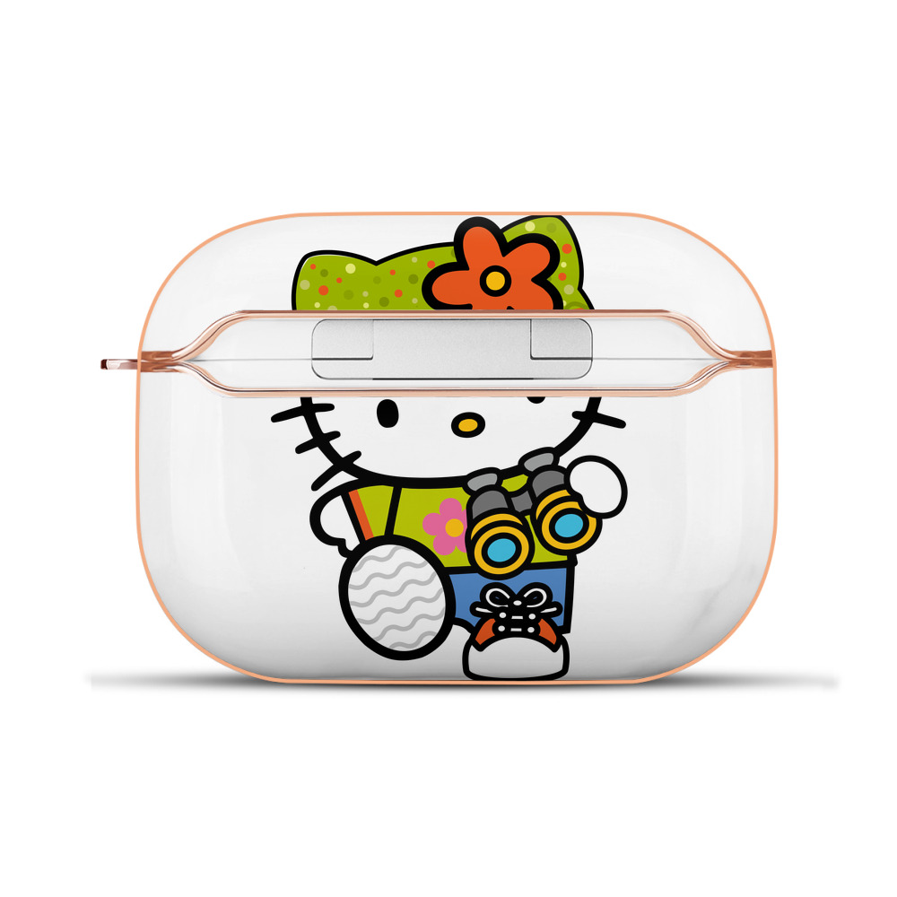 （画像用） Hello Kitty ハローキティ 【AirPods Pro用】ハードシェル保護ケース｜耐衝撃・防指紋・カラビナ付き商品仕様