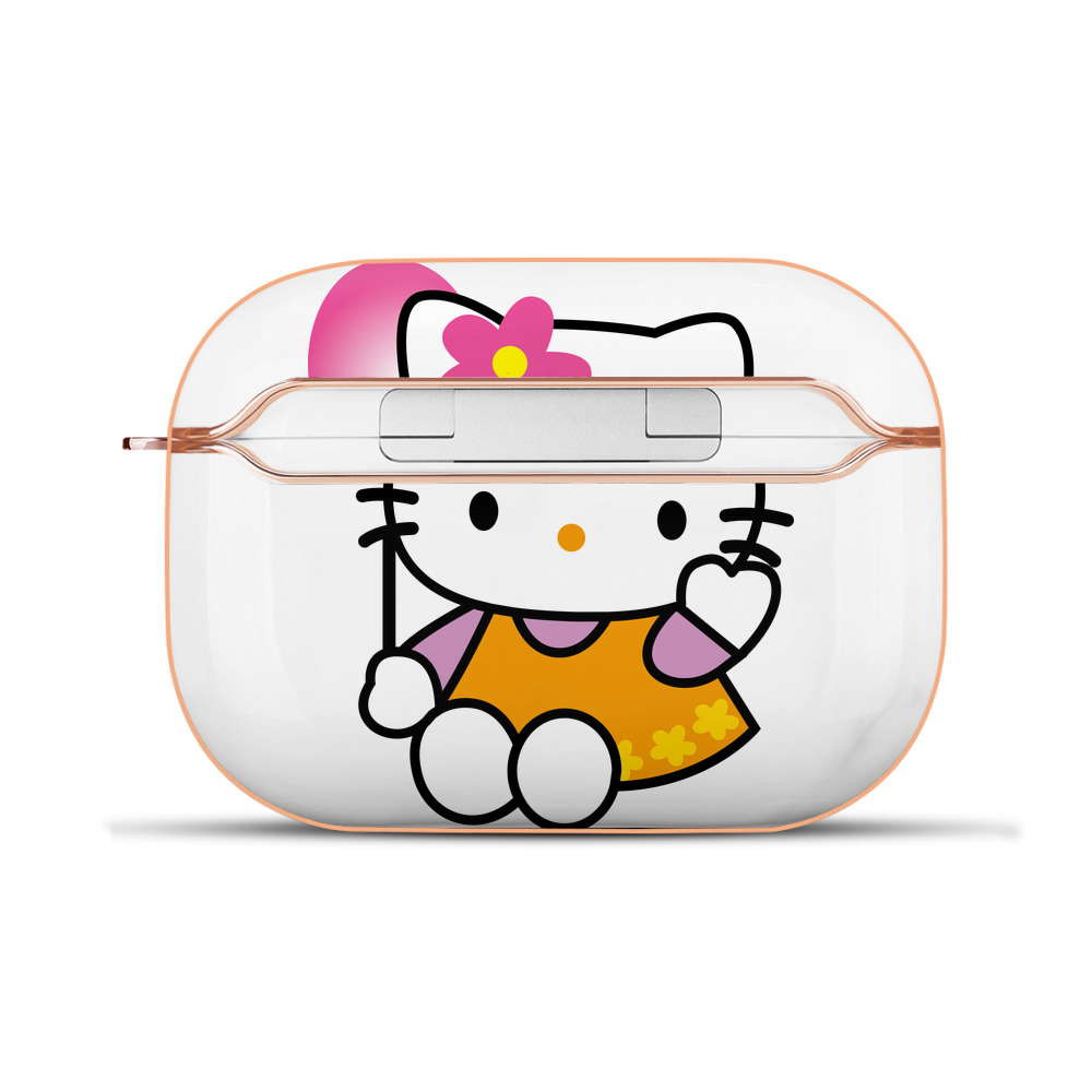 （画像用） Hello Kitty ハローキティ 【AirPods Pro用】ハードシェル保護ケース｜耐衝撃・防指紋・カラビナ付き商品仕様