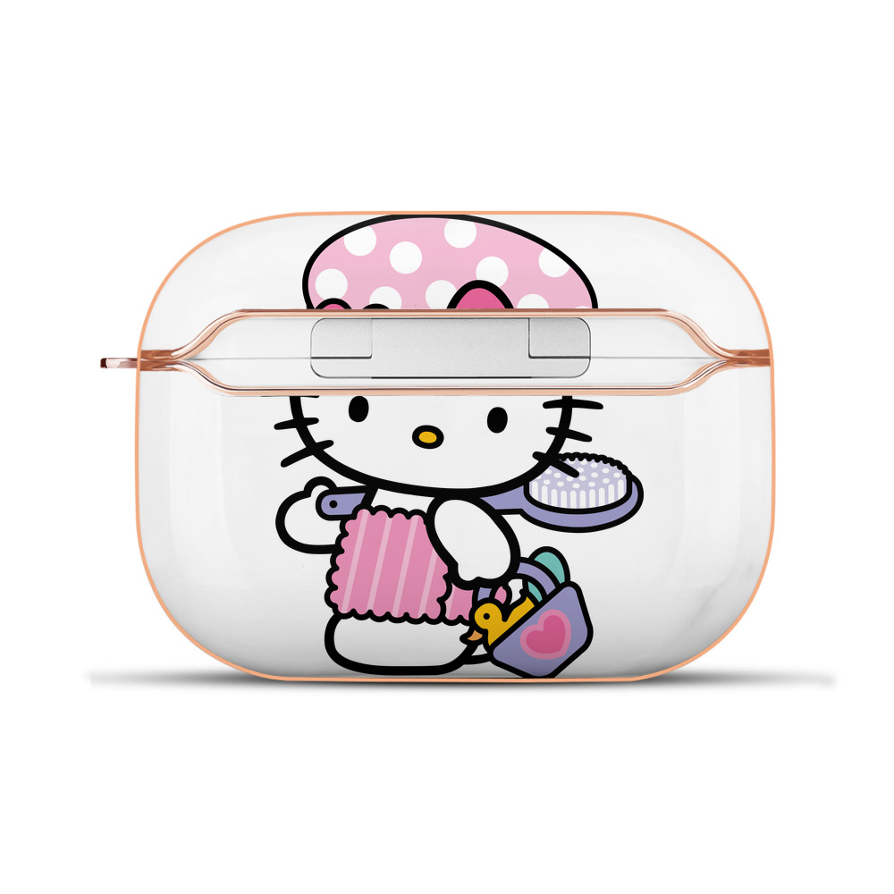（画像用） Hello Kitty ハローキティ 【AirPods Pro用】ハードシェル保護ケース｜耐衝撃・防指紋・カラビナ付き商品仕様