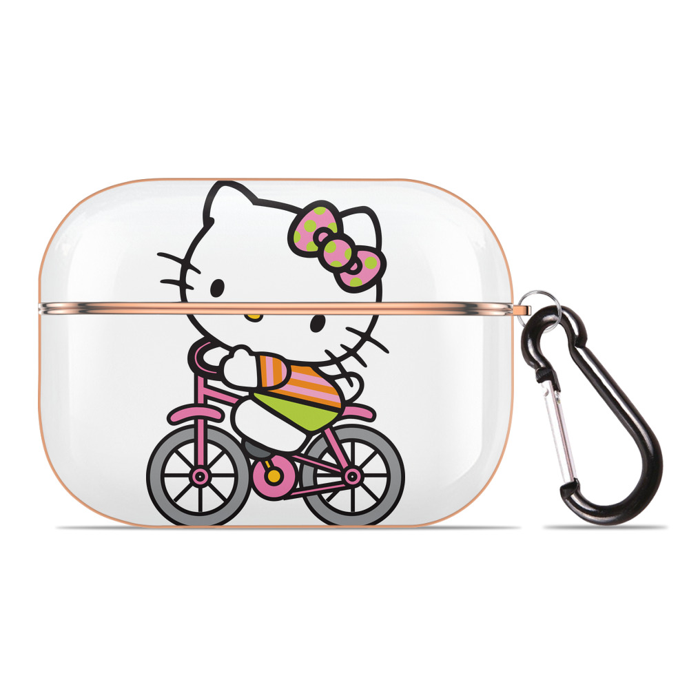 （画像用） Hello Kitty ハローキティ 【AirPods Pro用】ハードシェル保護ケース｜耐衝撃・防指紋・カラビナ付き商品仕様
