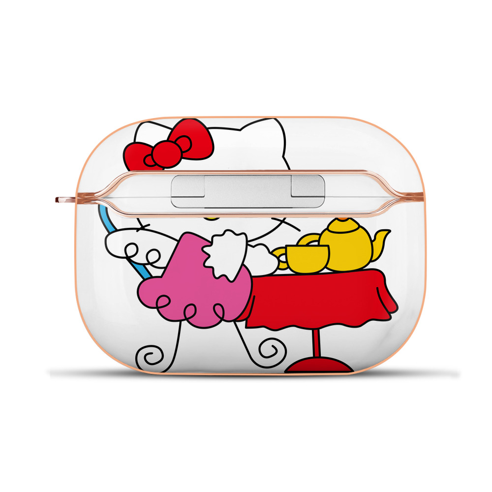 （画像用） Hello Kitty ハローキティ 【AirPods Pro用】ハードシェル保護ケース｜耐衝撃・防指紋・カラビナ付き商品仕様