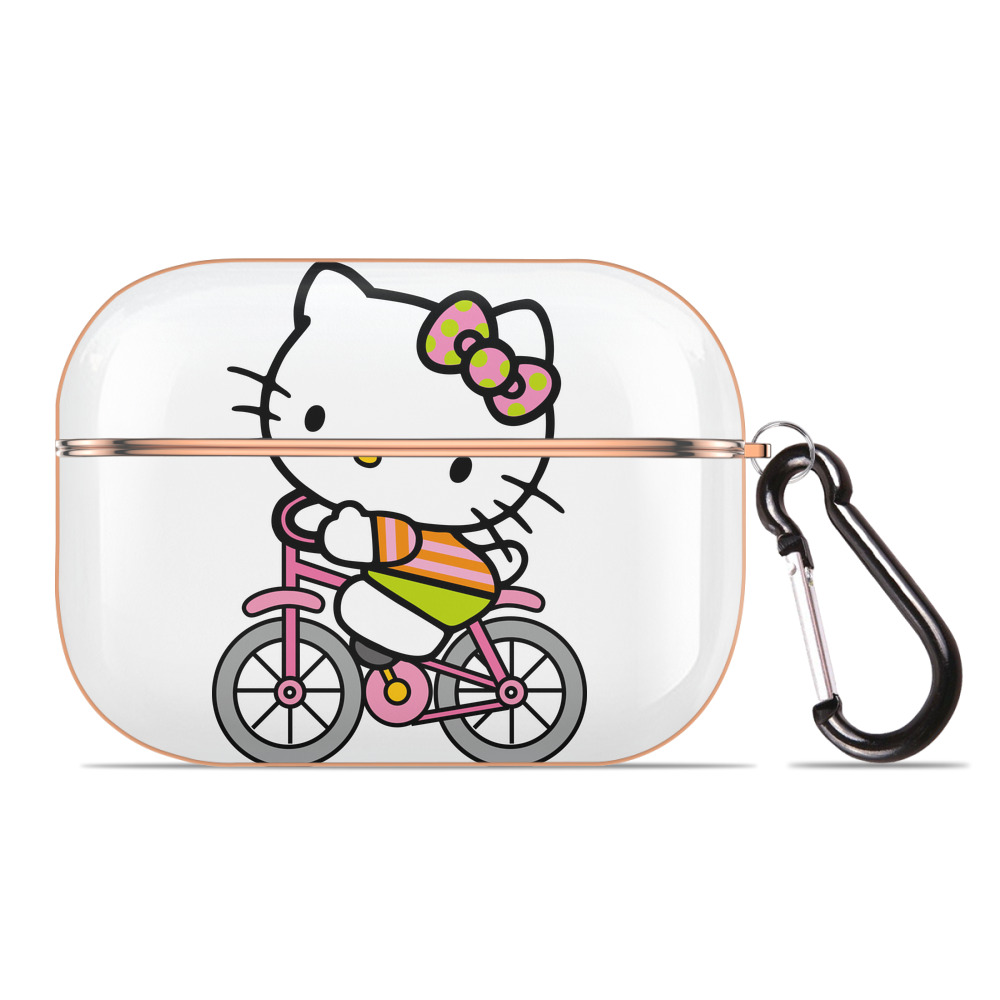 （画像用） Hello Kitty ハローキティ 【AirPods Pro用】ハードシェル保護ケース｜耐衝撃・防指紋・カラビナ付き商品仕様