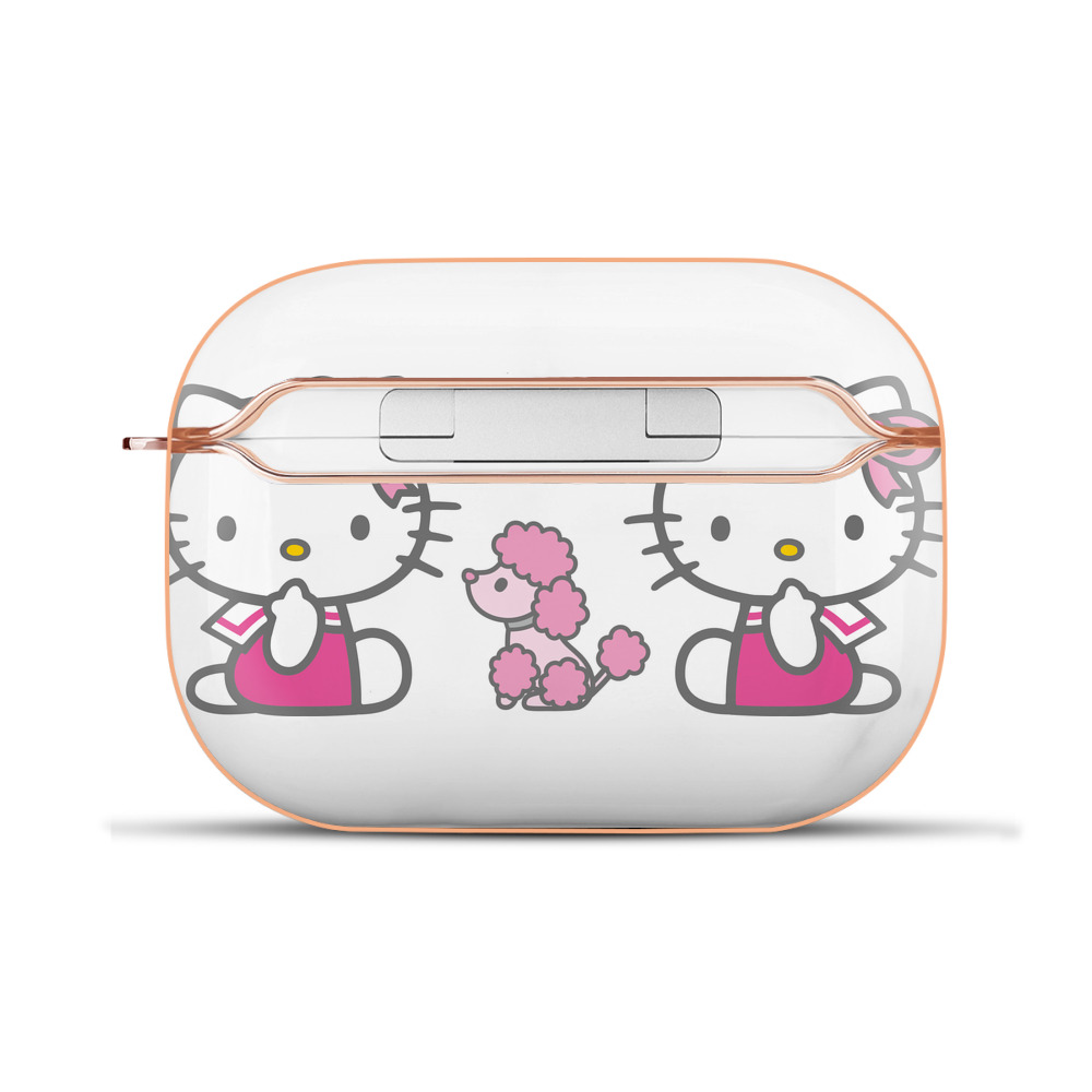 （画像用） Hello Kitty ハローキティ 【AirPods Pro用】ハードシェル保護ケース｜耐衝撃・防指紋・カラビナ付き商品仕様