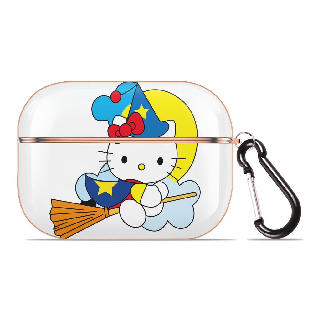 （画像用） Hello Kitty ハローキティ 【AirPods Pro用】ハードシェル保護ケース｜耐衝撃・防指紋・カラビナ付き商品仕様