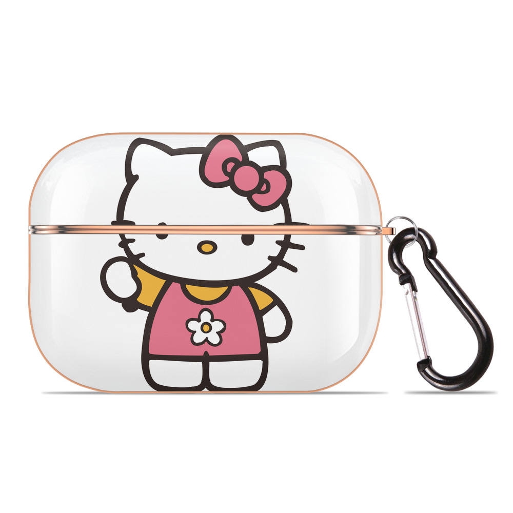 （画像用） Hello Kitty ハローキティ 【AirPods Pro用】ハードシェル保護ケース｜耐衝撃・防指紋・カラビナ付き商品仕様