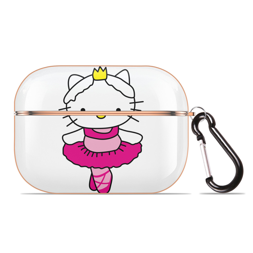 （画像用） Hello Kitty ハローキティ 【AirPods Pro用】ハードシェル保護ケース｜耐衝撃・防指紋・カラビナ付き商品仕様