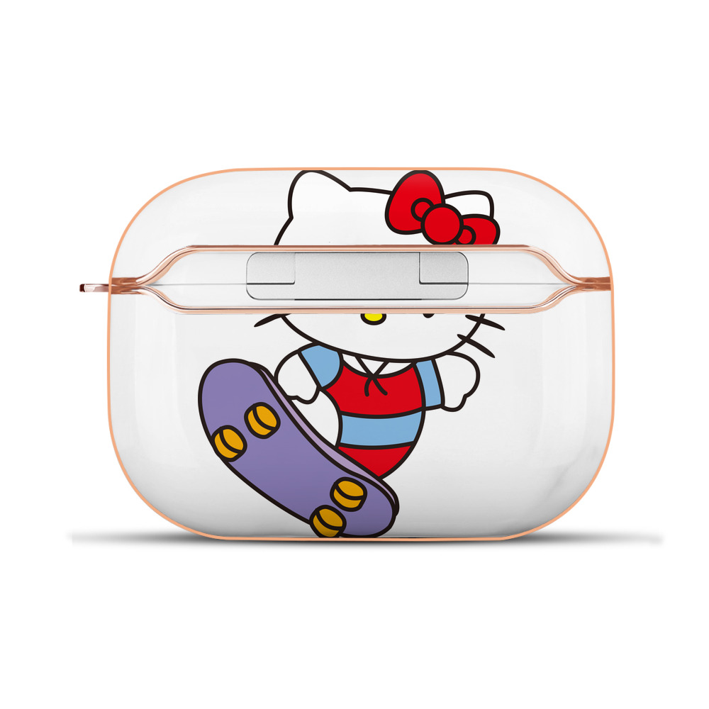 （画像用） Hello Kitty ハローキティ 【AirPods Pro用】ハードシェル保護ケース｜耐衝撃・防指紋・カラビナ付き商品仕様