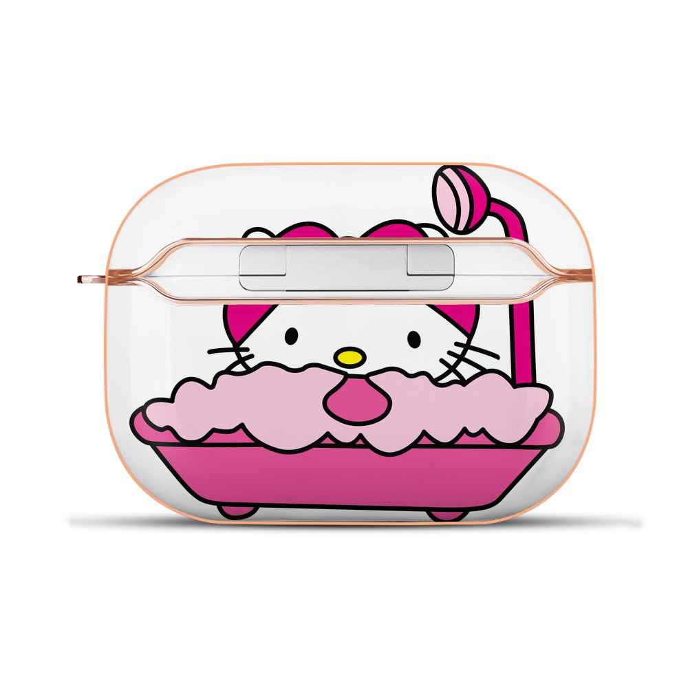 （画像用） Hello Kitty ハローキティ 【AirPods Pro用】ハードシェル保護ケース｜耐衝撃・防指紋・カラビナ付き商品仕様
