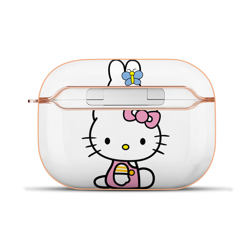 （画像用） Hello Kitty ハローキティ 【AirPods Pro用】ハードシェル保護ケース｜耐衝撃・防指紋・カラビナ付き商品仕様