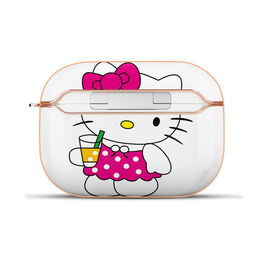 （画像用） Hello Kitty ハローキティ 【AirPods Pro用】ハードシェル保護ケース｜耐衝撃・防指紋・カラビナ付き商品仕様