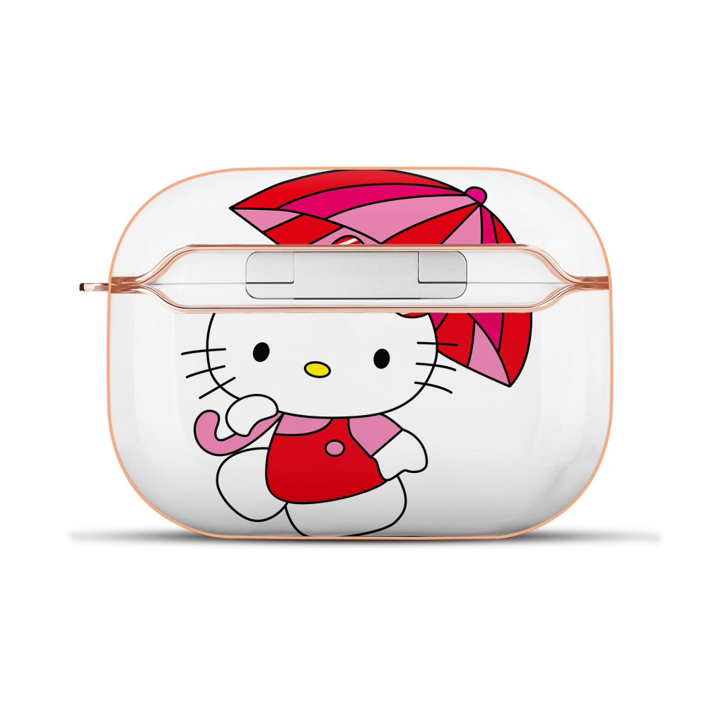 （画像用） Hello Kitty ハローキティ 【AirPods Pro用】ハードシェル保護ケース｜耐衝撃・防指紋・カラビナ付き商品仕様