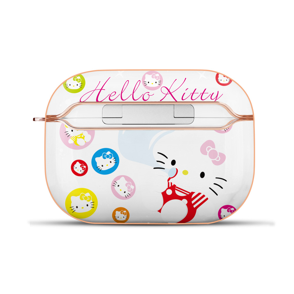 （画像用） Hello Kitty ハローキティ 【AirPods Pro用】ハードシェル保護ケース｜耐衝撃・防指紋・カラビナ付き商品仕様