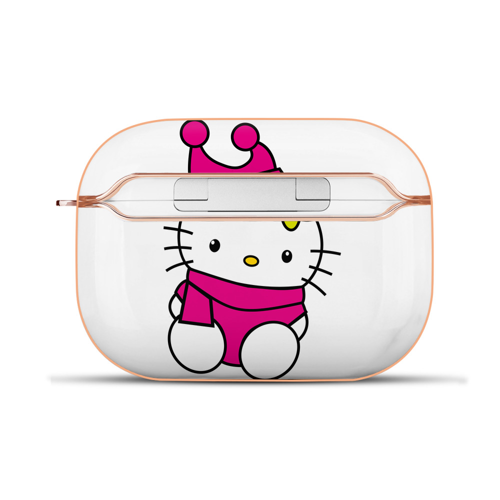 （画像用） Hello Kitty ハローキティ 【AirPods Pro用】ハードシェル保護ケース｜耐衝撃・防指紋・カラビナ付き商品仕様