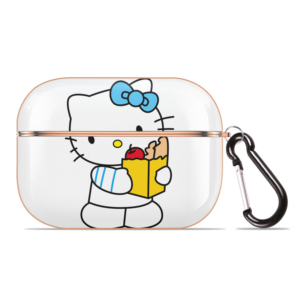 （画像用） Hello Kitty ハローキティ 【AirPods Pro用】ハードシェル保護ケース｜耐衝撃・防指紋・カラビナ付き商品仕様