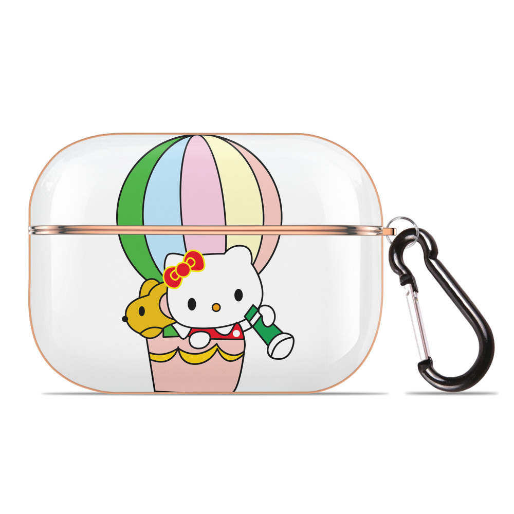 （画像用） Hello Kitty ハローキティ 【AirPods Pro用】ハードシェル保護ケース｜耐衝撃・防指紋・カラビナ付き商品仕様
