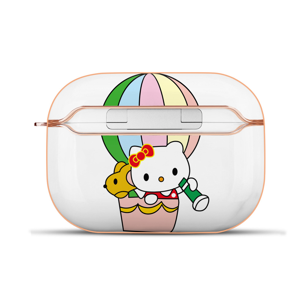 （画像用） Hello Kitty ハローキティ 【AirPods Pro用】ハードシェル保護ケース｜耐衝撃・防指紋・カラビナ付き商品仕様