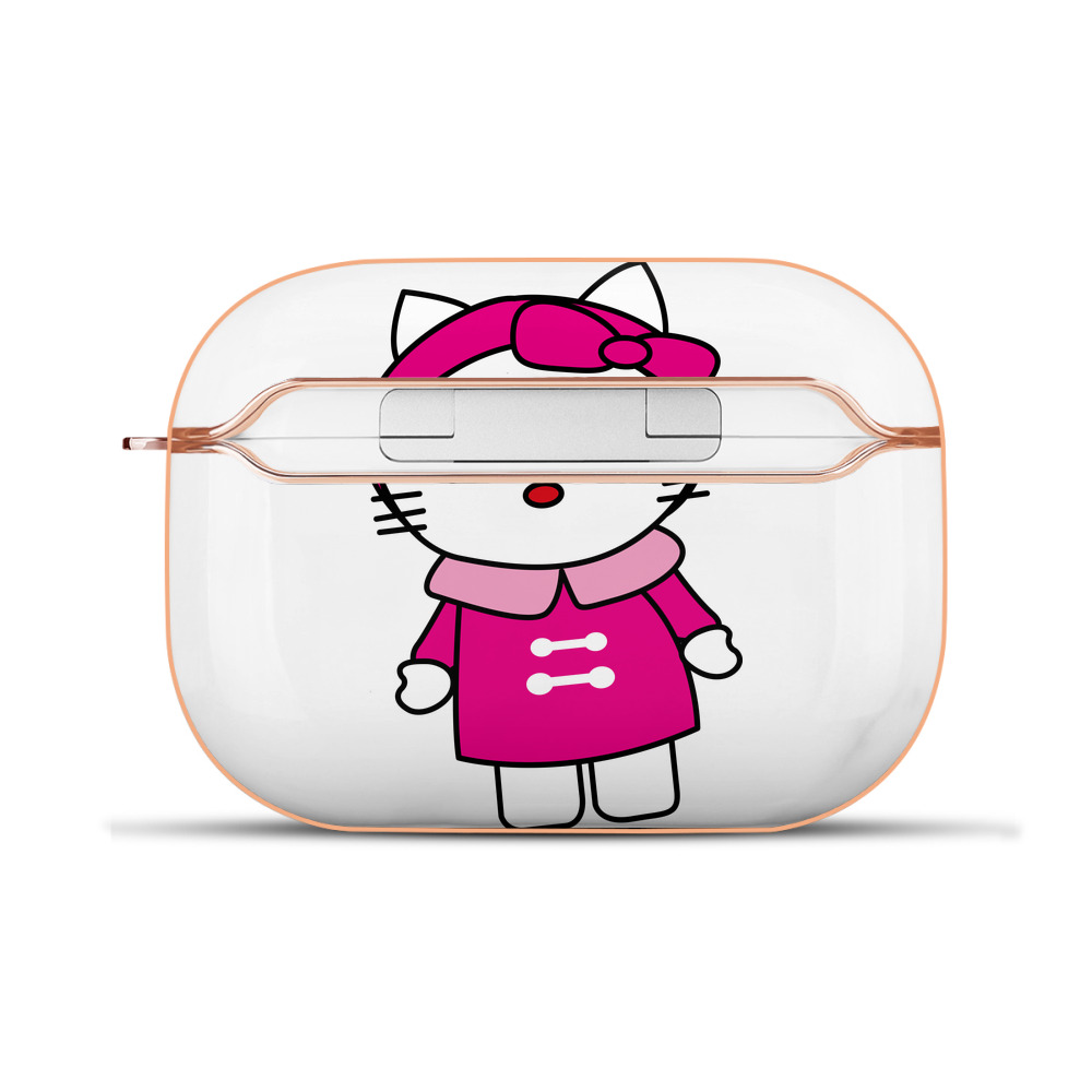 （画像用） Hello Kitty ハローキティ 【AirPods Pro用】ハードシェル保護ケース｜耐衝撃・防指紋・カラビナ付き商品仕様