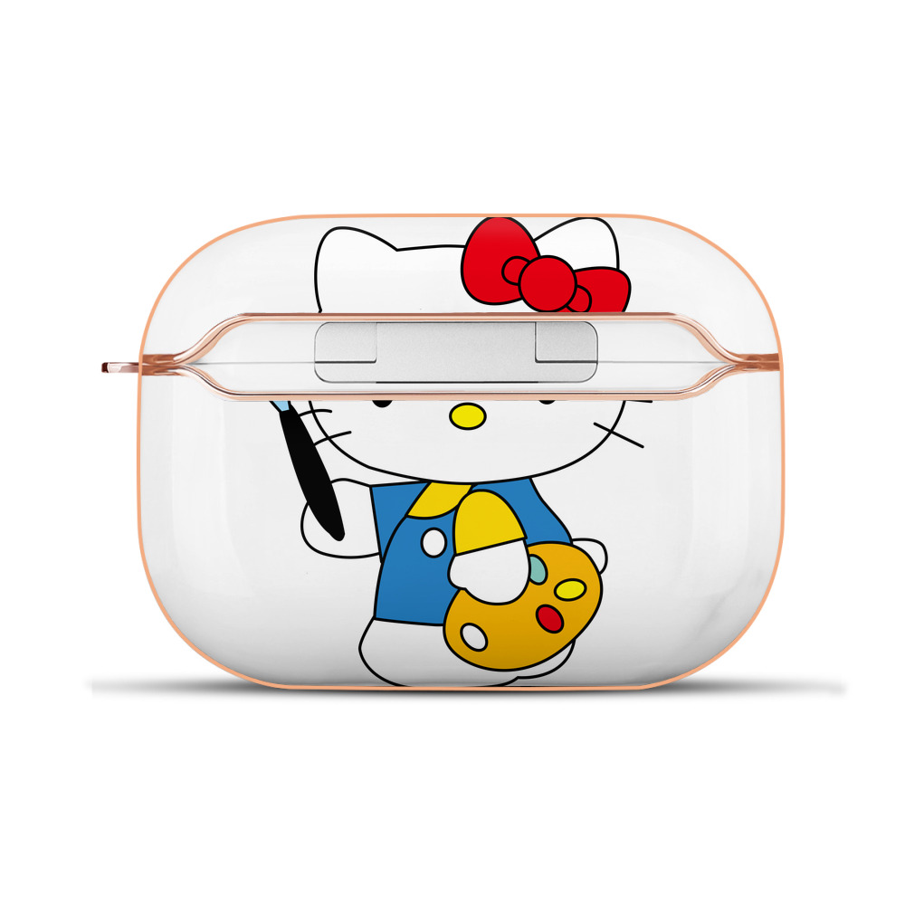 （画像用） Hello Kitty ハローキティ 【AirPods Pro用】ハードシェル保護ケース｜耐衝撃・防指紋・カラビナ付き商品仕様
