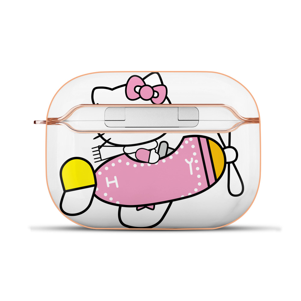 （画像用） Hello Kitty ハローキティ 【AirPods Pro用】ハードシェル保護ケース｜耐衝撃・防指紋・カラビナ付き商品仕様
