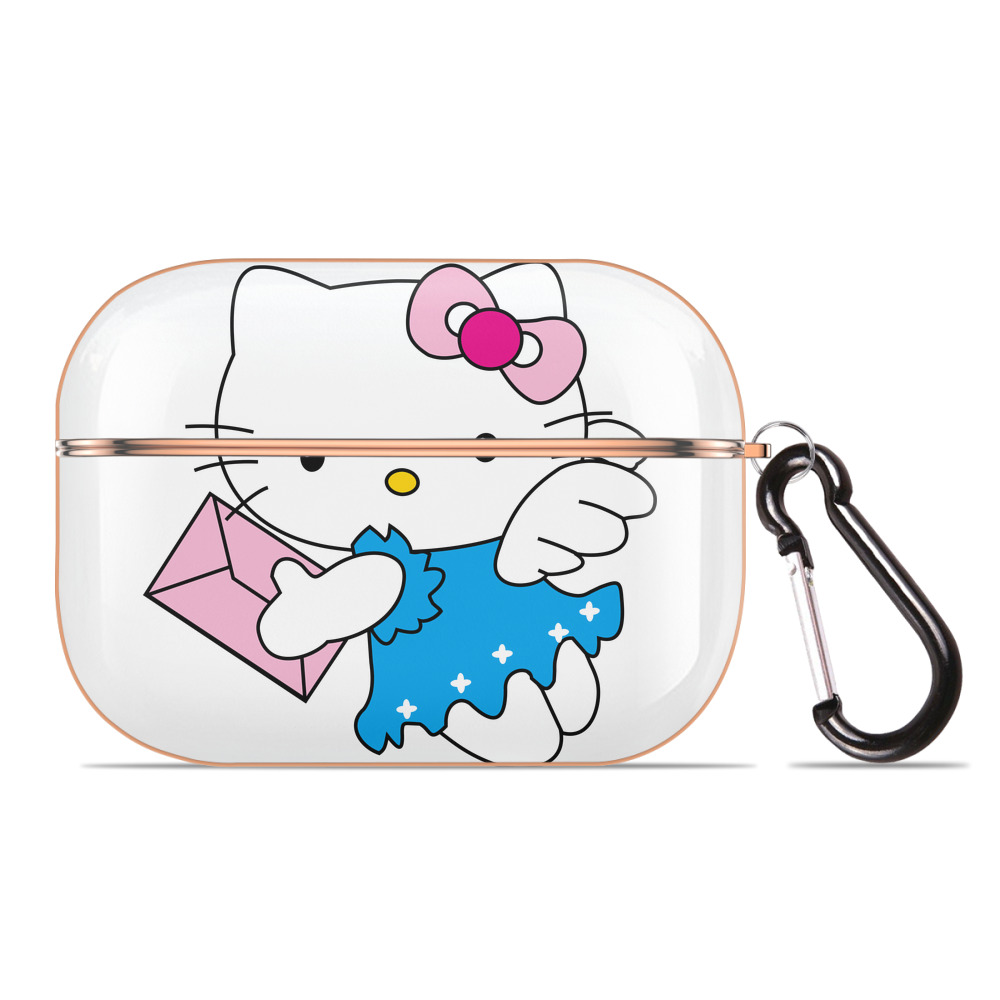 （画像用） Hello Kitty ハローキティ 【AirPods Pro用】ハードシェル保護ケース｜耐衝撃・防指紋・カラビナ付き商品仕様