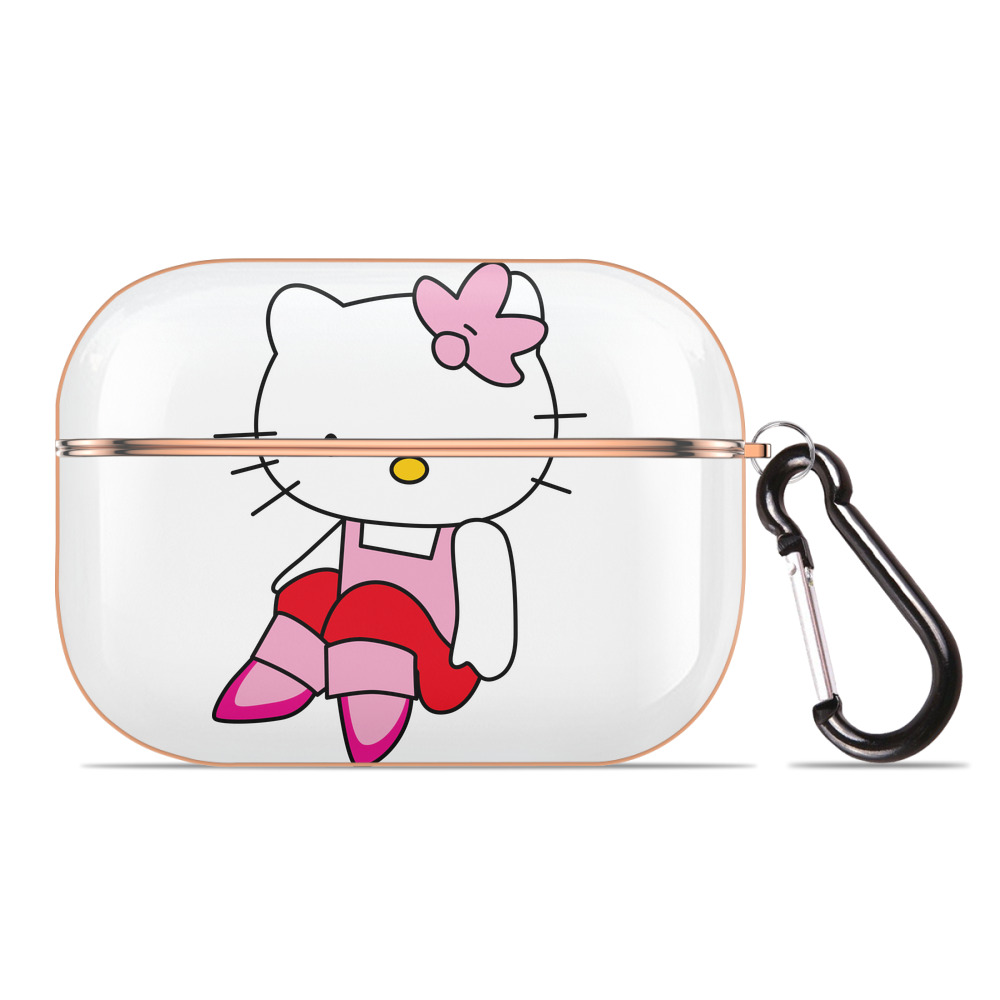 （画像用） Hello Kitty ハローキティ 【AirPods Pro用】ハードシェル保護ケース｜耐衝撃・防指紋・カラビナ付き商品仕様